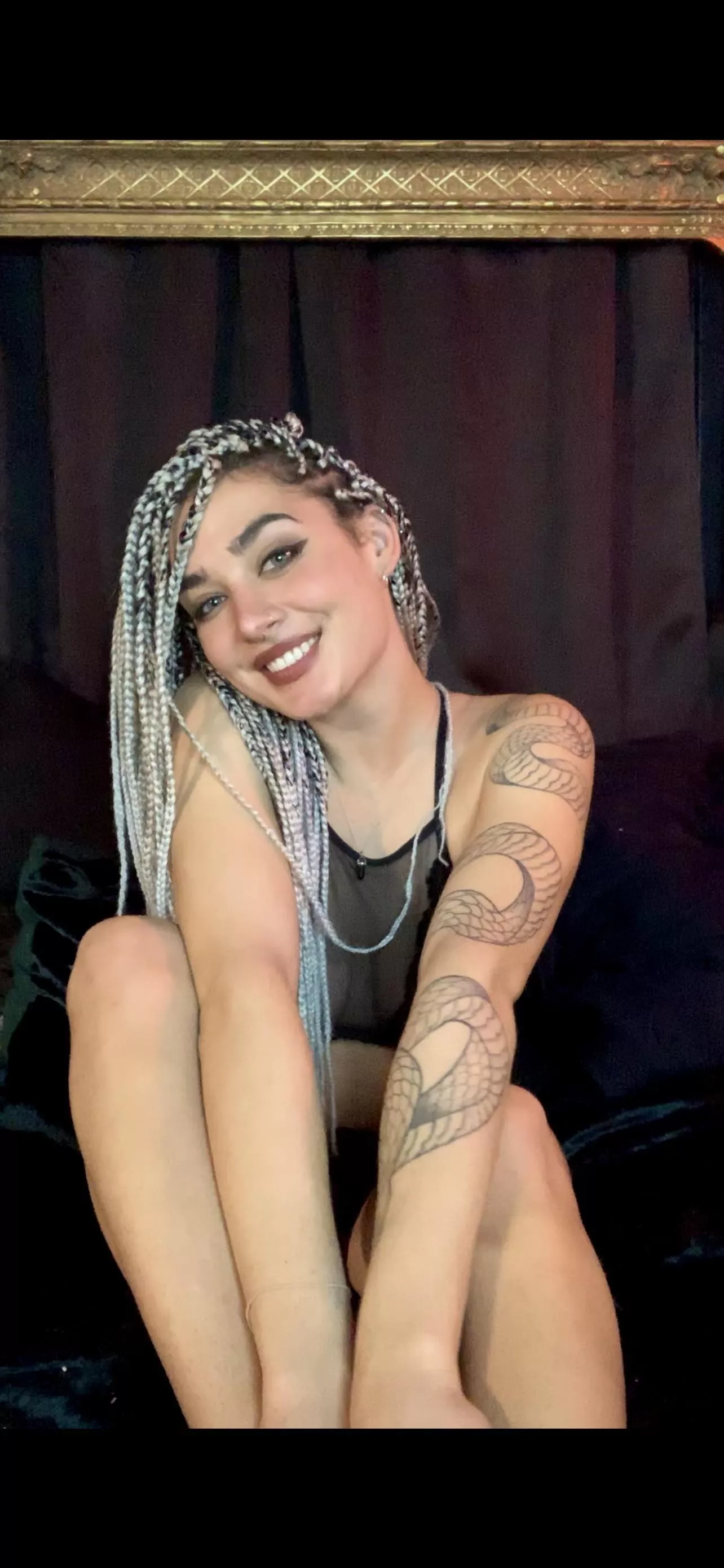 Cheesin😁 black x white