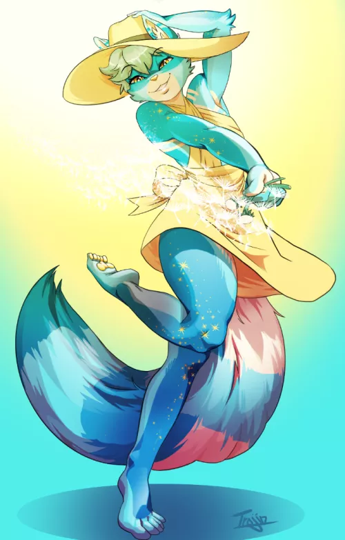 [Commission] - Sun Dress Vibes (Invoking warmer days)