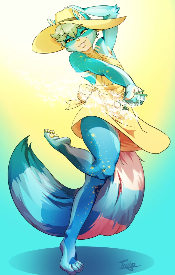 [Commission] - Sun Dress Vibes (Invoking warmer days)