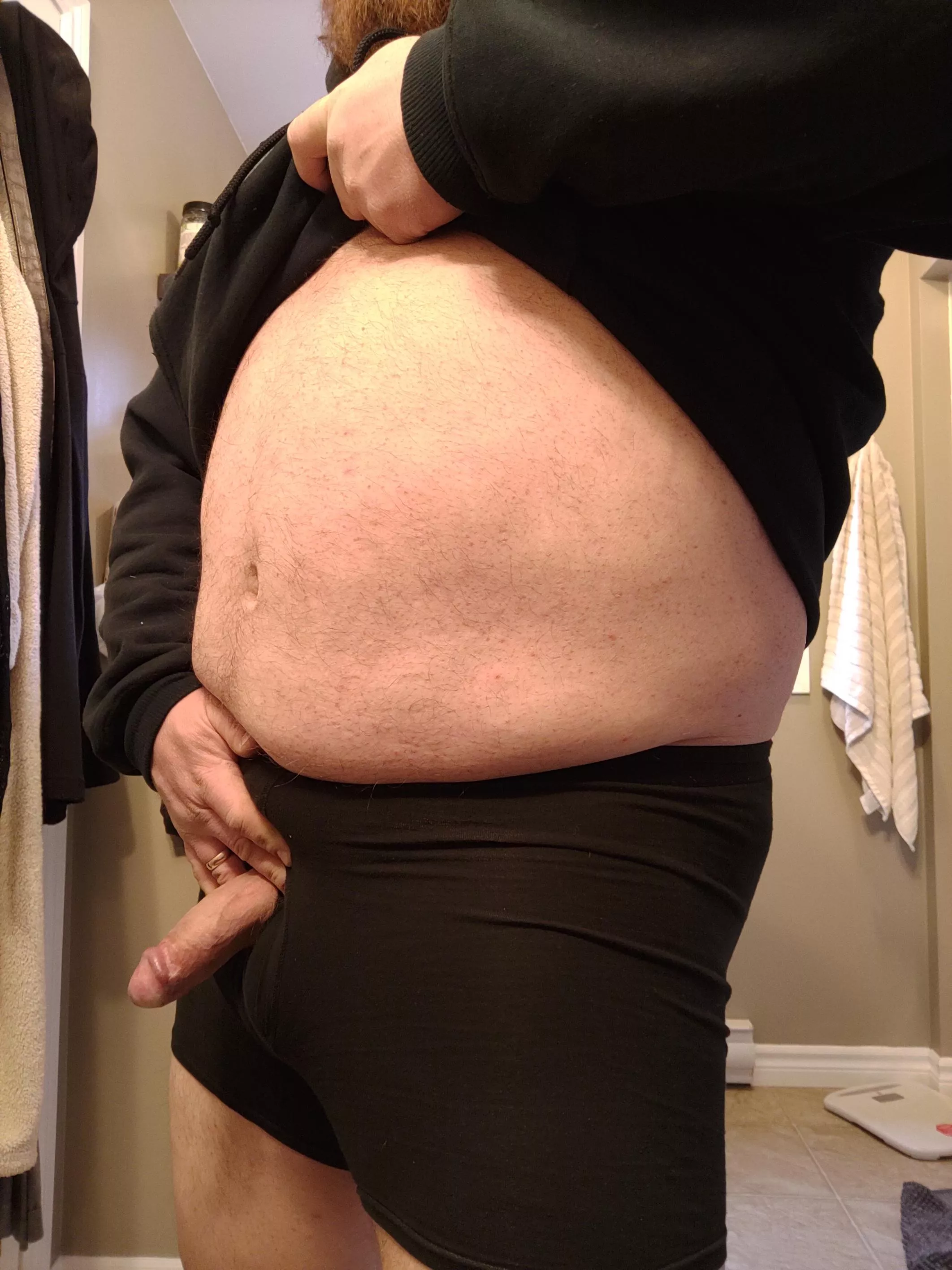 Do bellies and thick dicks go well together?