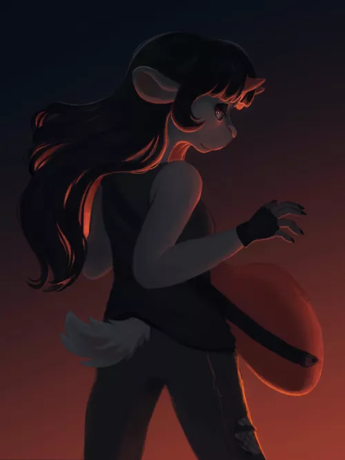 Drawing again for the first time in months! My Goatsona