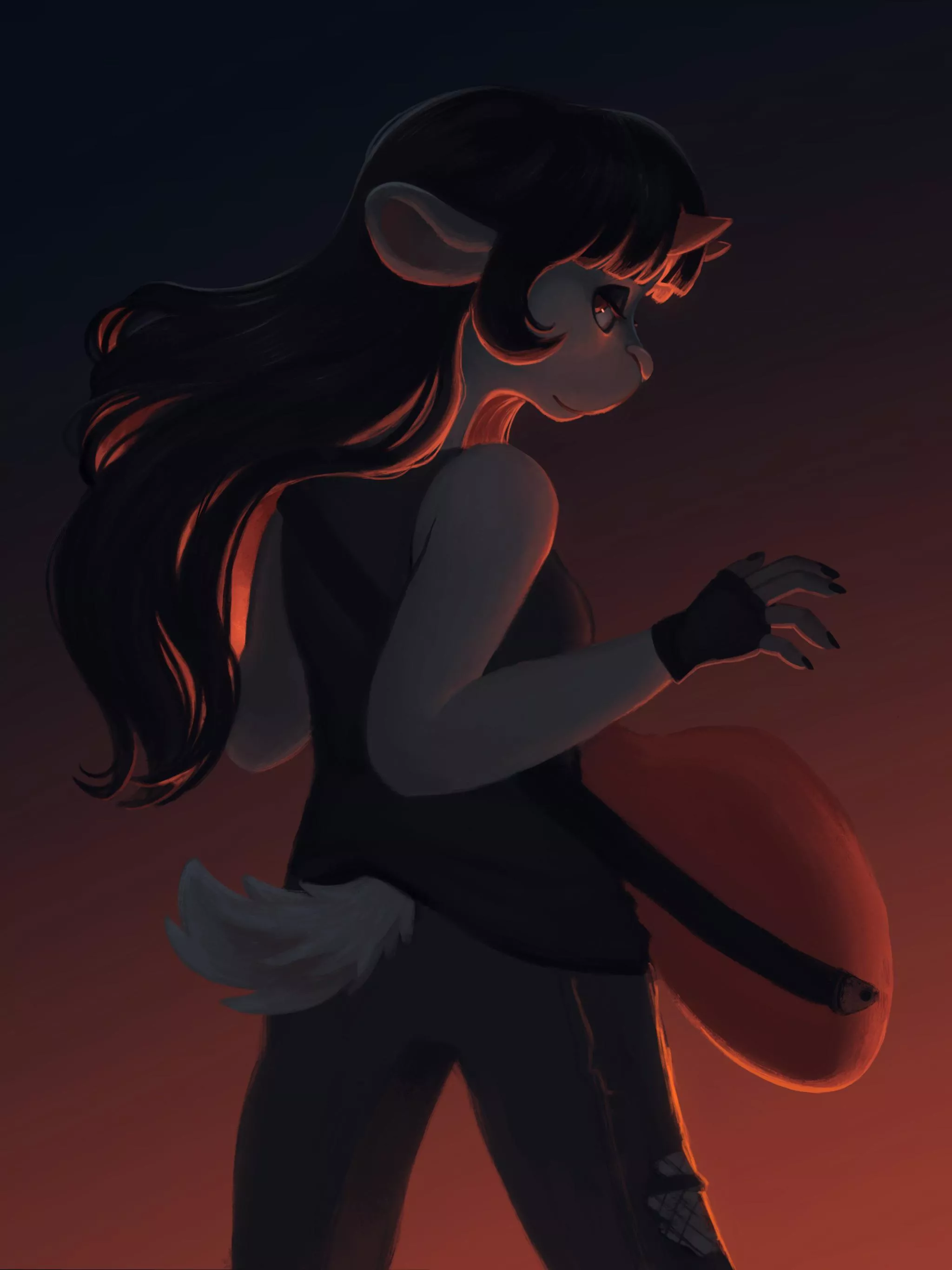 Drawing again for the first time in months! My Goatsona