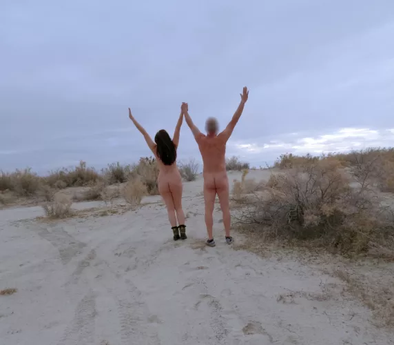 Feeling free out here. it's a bit cold but fun anyway