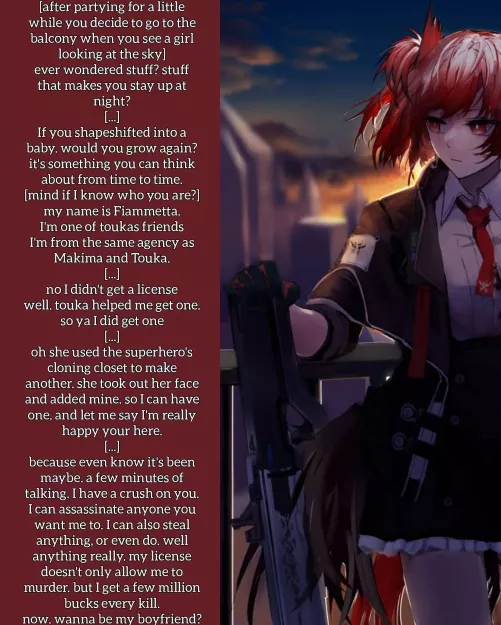 Fiametta wants to be your GF [17th Caption] [No Sex] [Yandere]