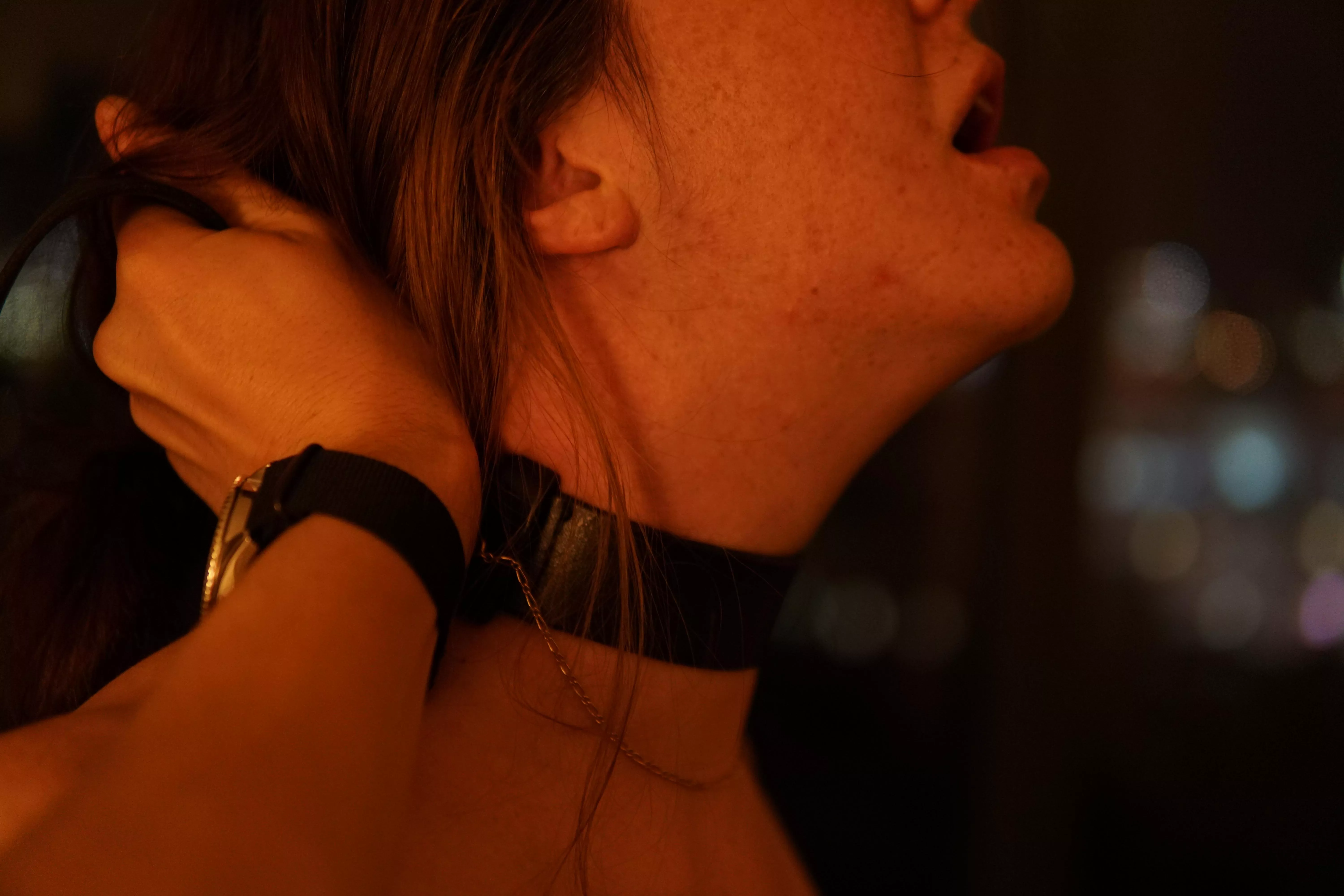 Flight attendants love being choked