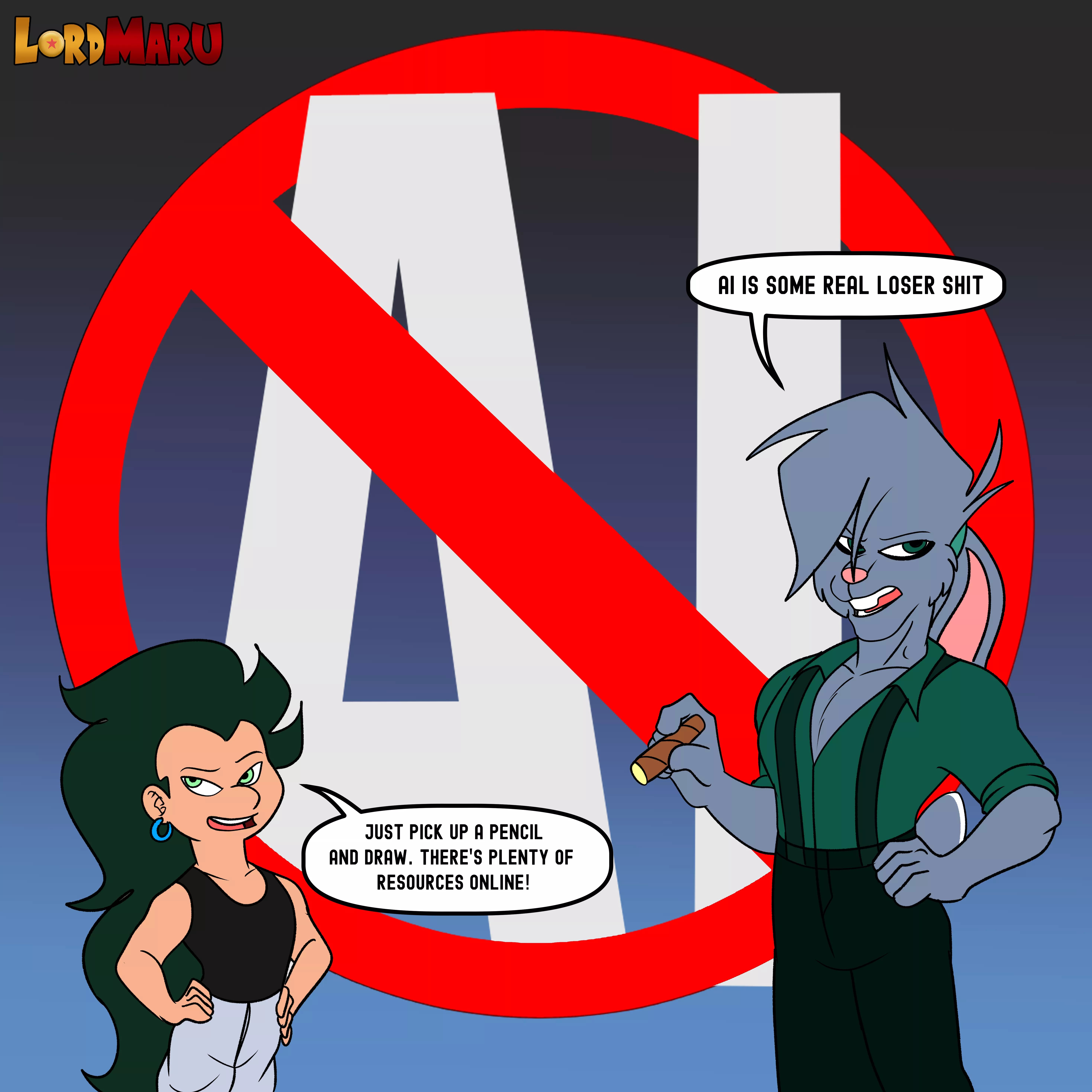 Got a new Huion Kamvus 13 and this is the first thing I draw on it