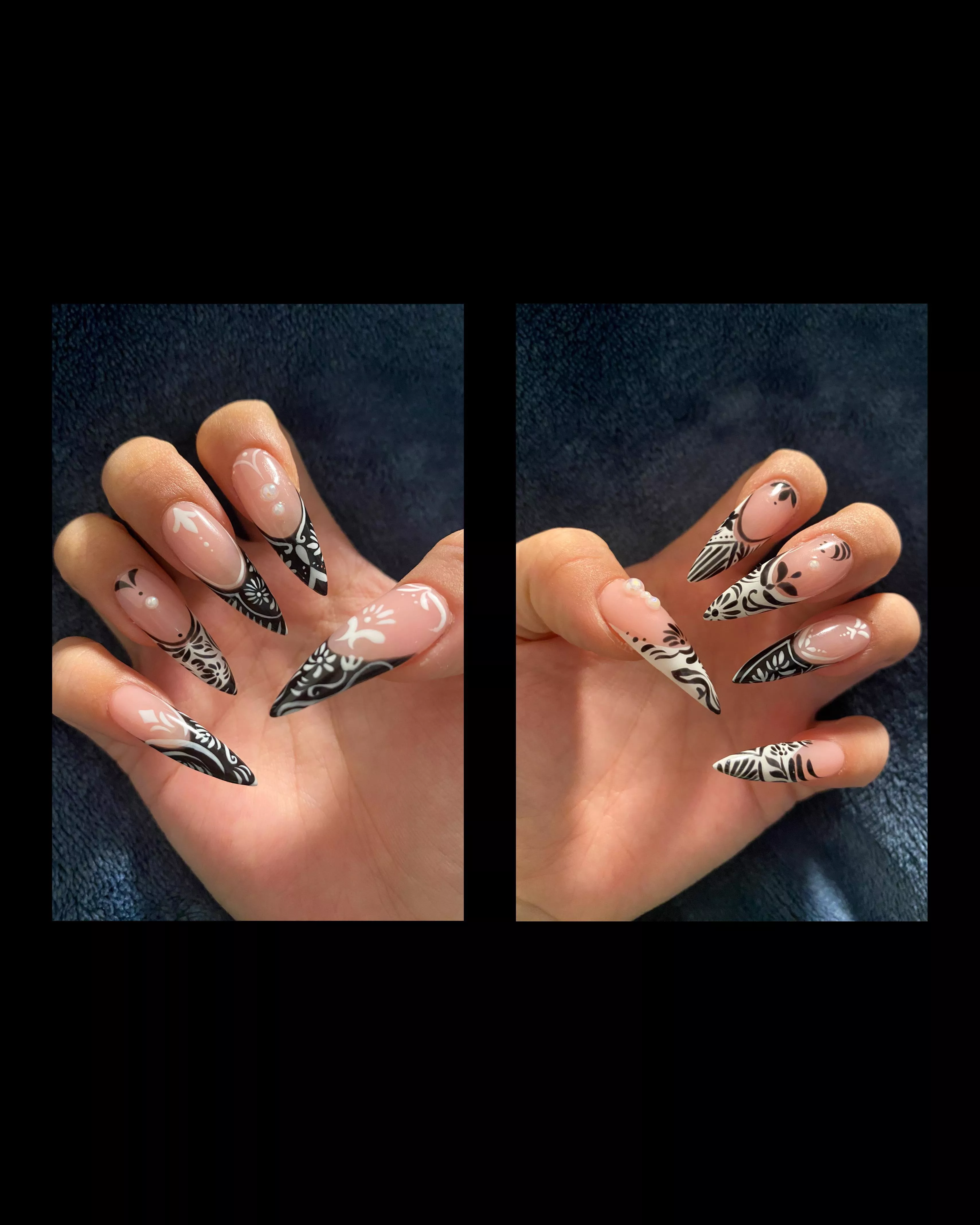 Had painted sets are my fav🤍🖤