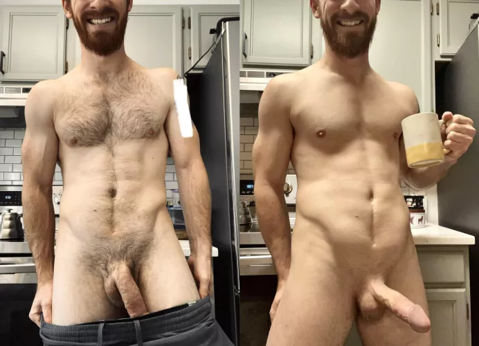 Help! Keep the dad chest hair or go clean shaven?