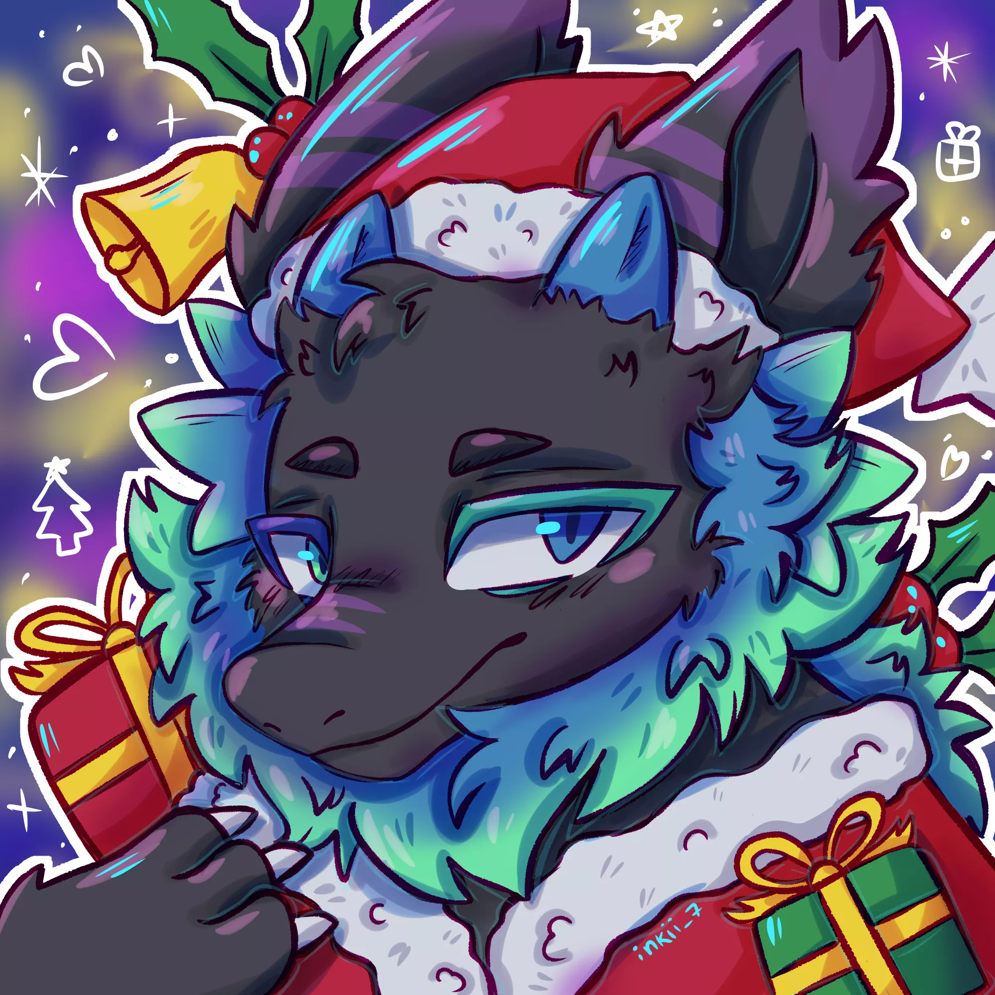Hi! I want to show you all this icon comm for someone on twitter!! (art by me)
