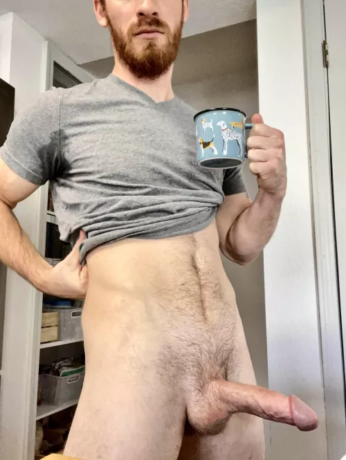 Hopefully you were too distracted by my cock to notice my embarrassing sweat stain 😂