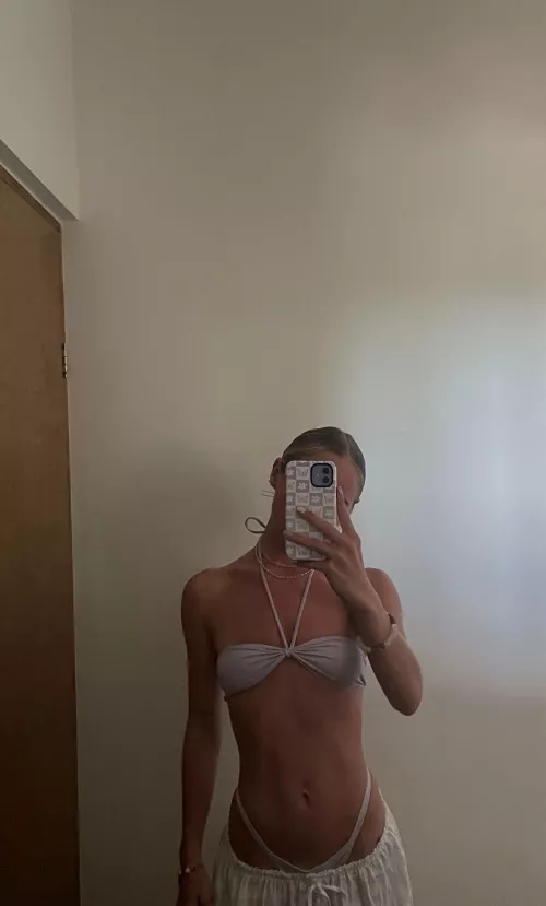 I felt cute in my new bikini