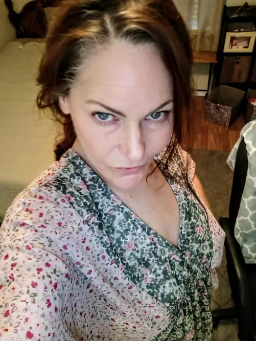 I love this sheer top braless..how bout you? 💋 [F52] [OC]