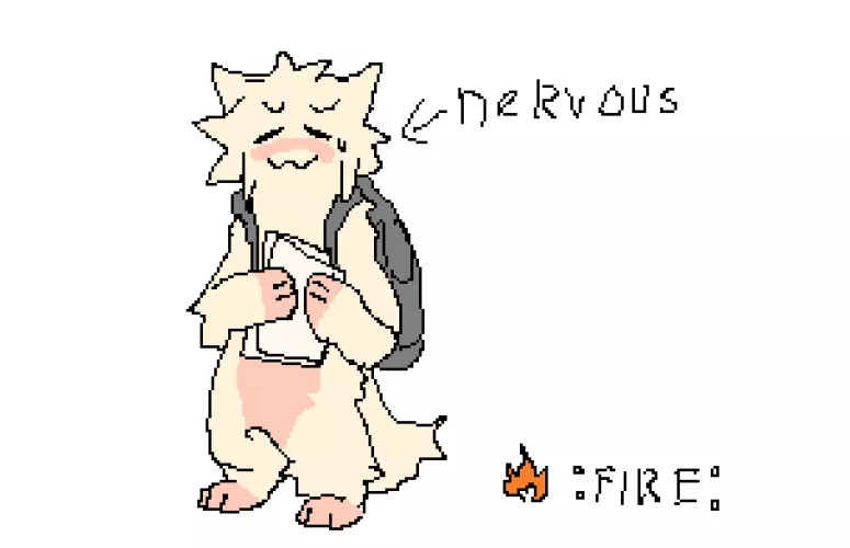 I MOVED!!! mspaint doodle of me in my natural habitat