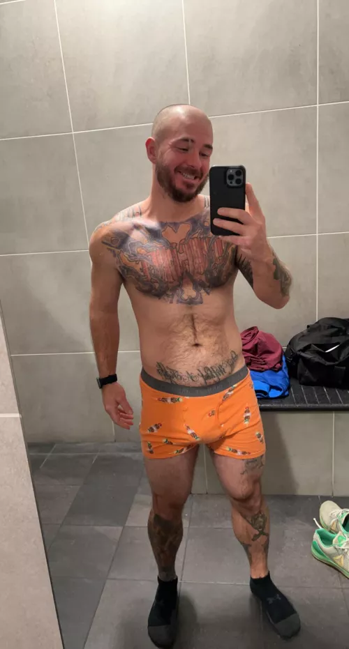 I think orange is my color