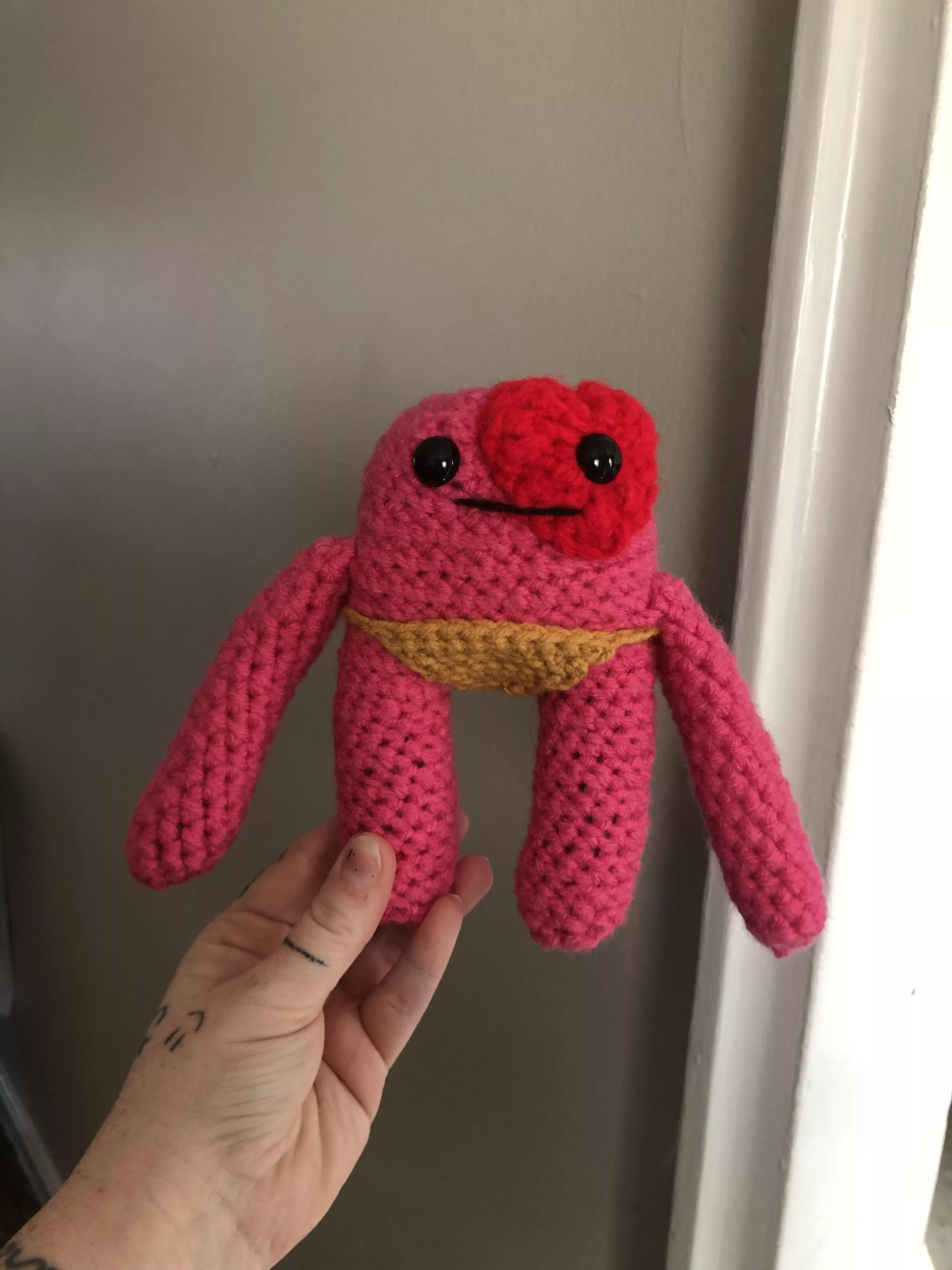 In his yellow panties 💕