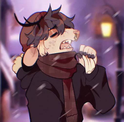 is cold outside,, (art by me)