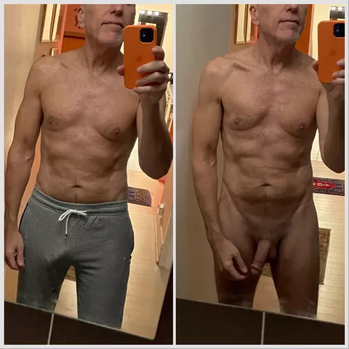 Love my new sweats but also love being out of them