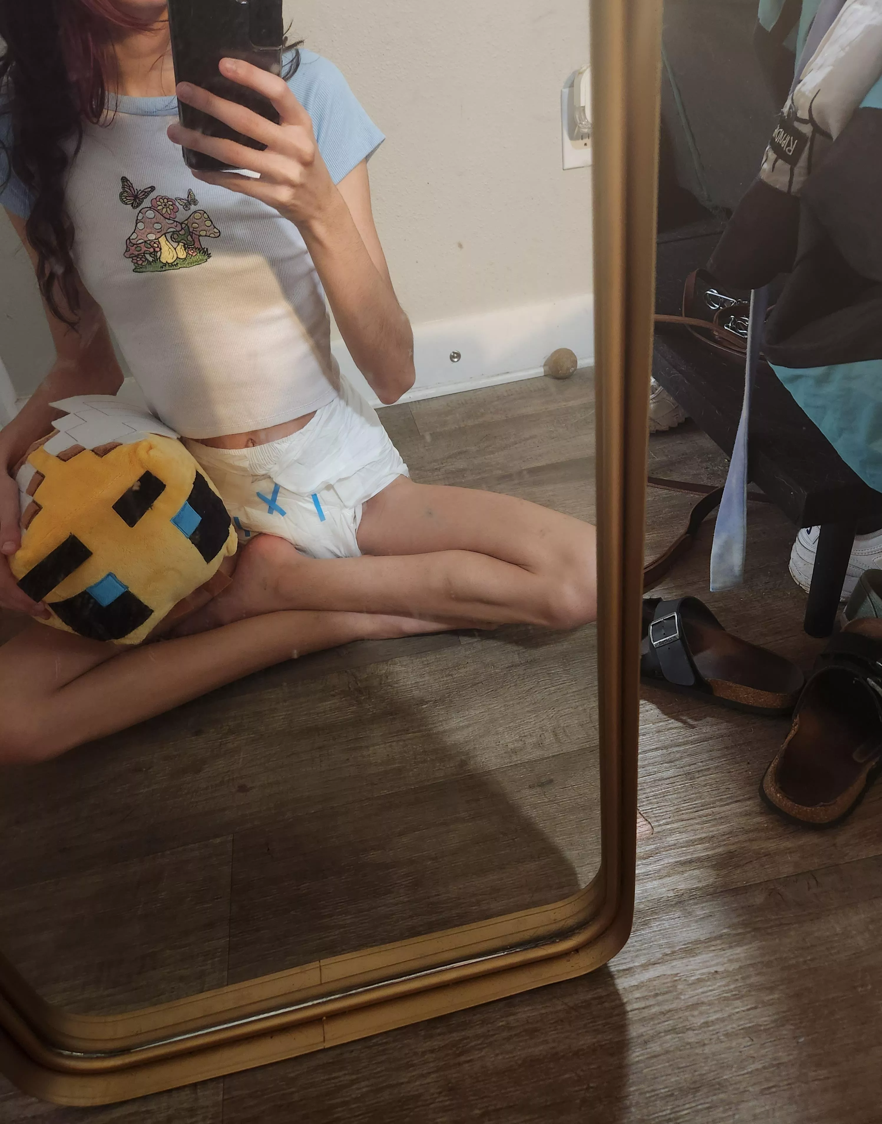 Minecraft day in my diaper!