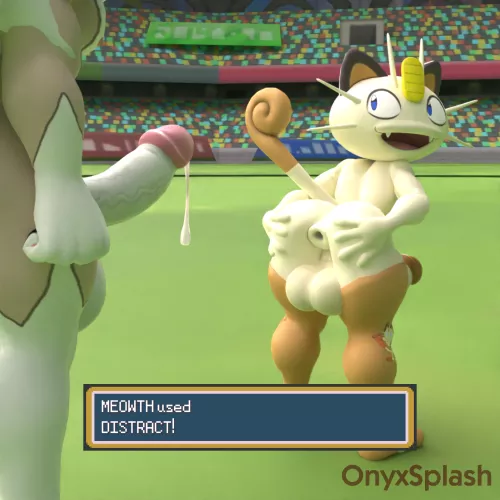 [M/M] meowth used distract! (OnyxSplash)