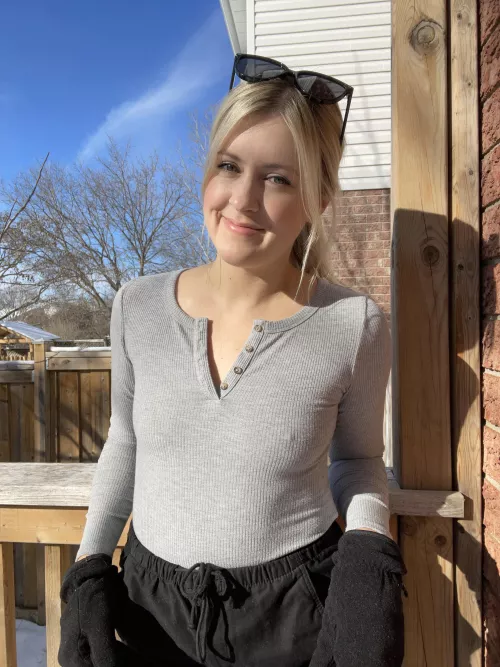 Moved back to Canada and love feeling the cold air through my shirt