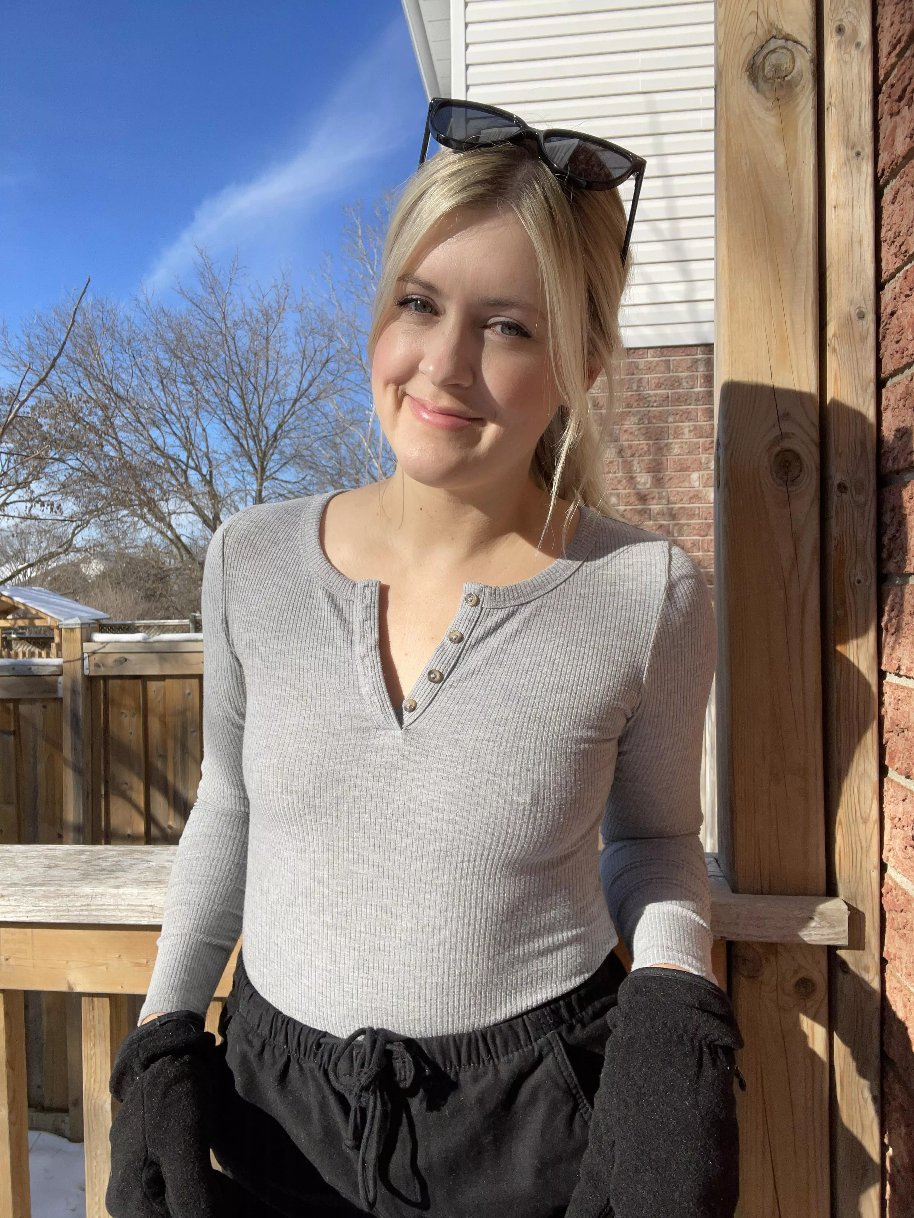 Moved back to Canada and love feeling the cold air through my shirt