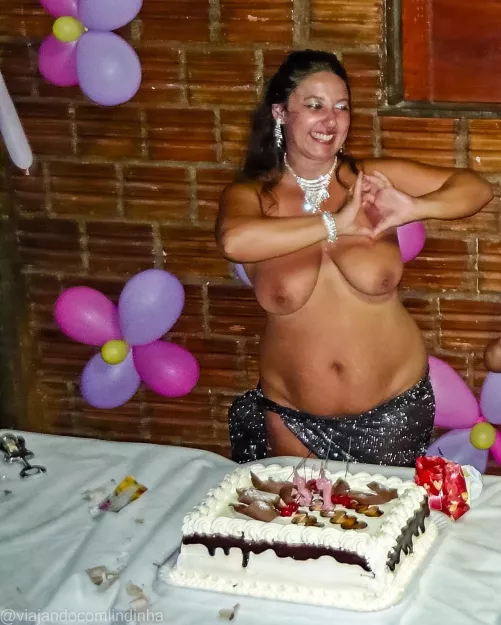 My birthday celebrated at Pedras Altas beach