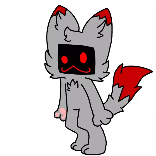 my weird little computer cat fursona
