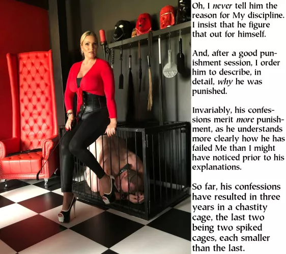 She feels that we are always the authors of our worst misfortunes. In his case, he has authored some pretty severe ones for quite some time.