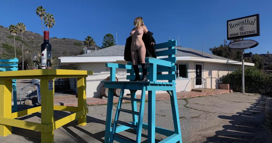 Showing some skin along the Pacific Coast Highway