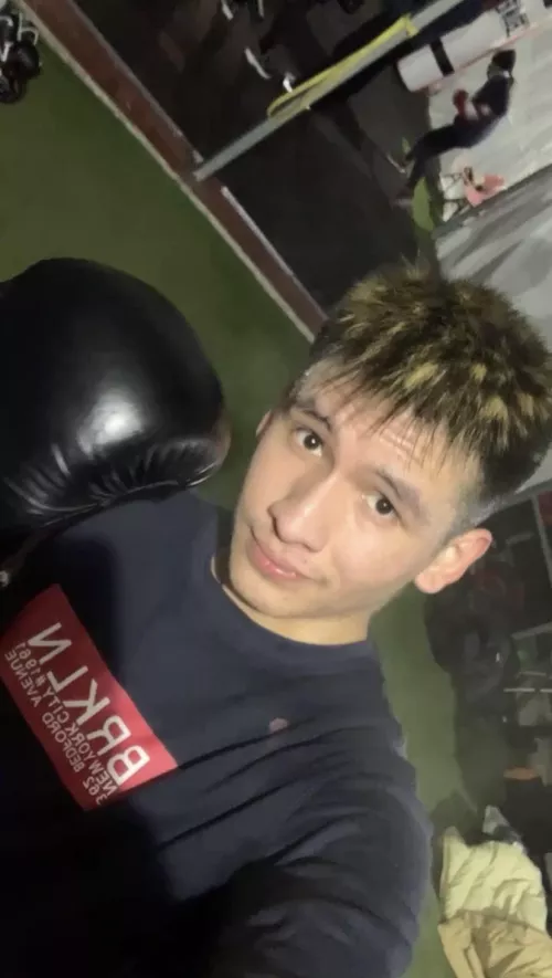 Sorry for the bad conditions but I was all sweaty from training 🥊😮‍💨