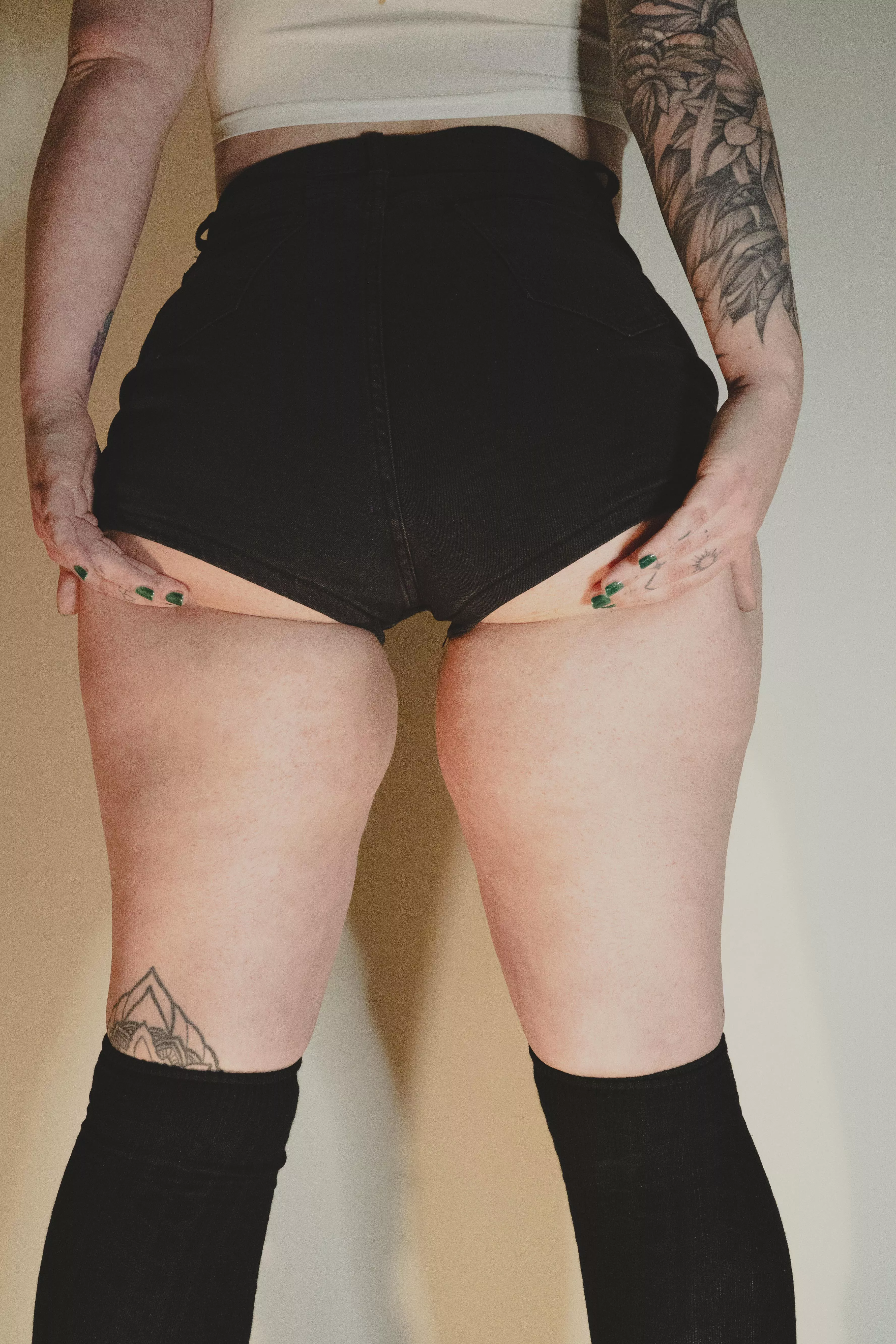 These shorts can’t contain my cheeks and I love that vibe.