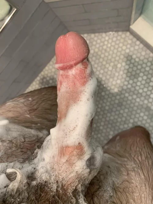 Throat my fat shower cock