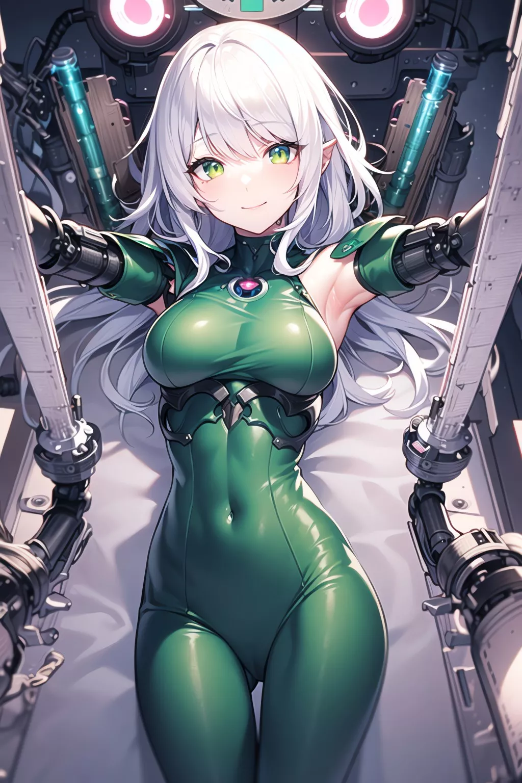 Tight Green Bodysuit