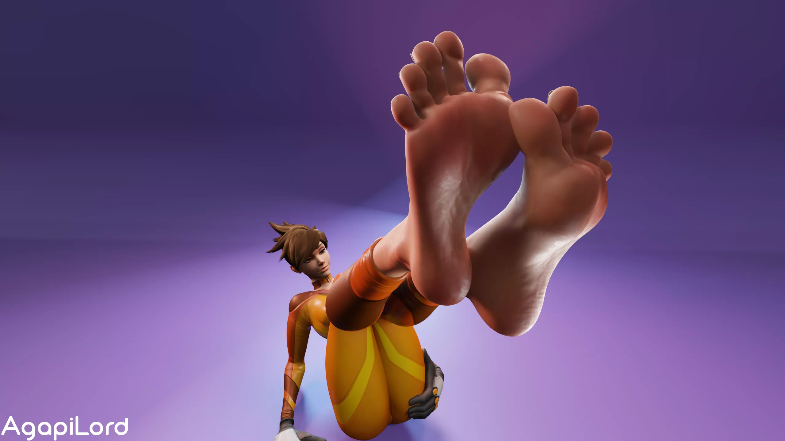 Tracer's Feet Up Close (AgapiLord)