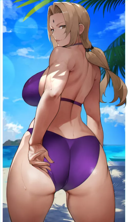 Tsunade at the beach