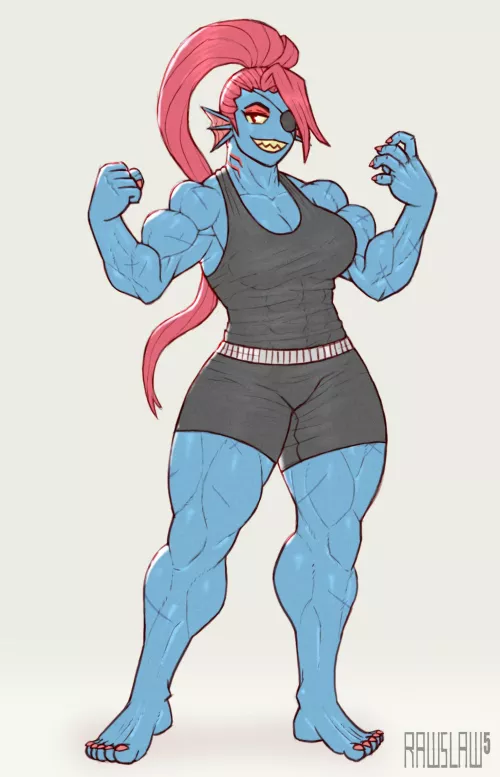 Undyne (@rawslaw5) [UNDERTALE]