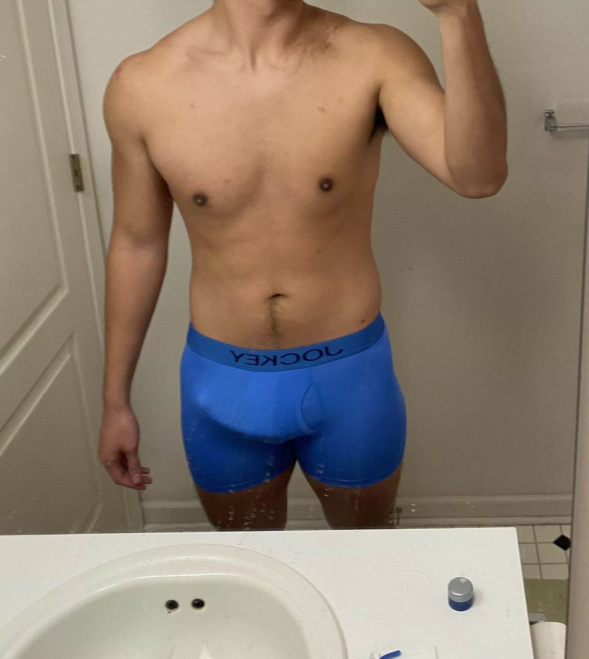 What better way to break in a new pair of underwear