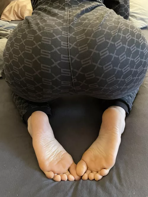 What do you think is softer, my soles or my ass?