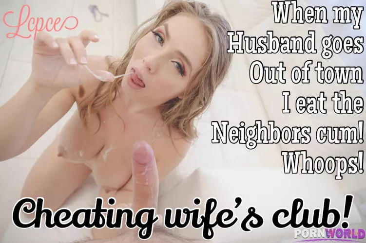 What does your wife do when you leave town