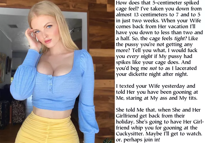 When you hired her, you thought She was pretty, and so did your Wife. And when your Wife went on Her sapphic holiday, She turned pretty evil.