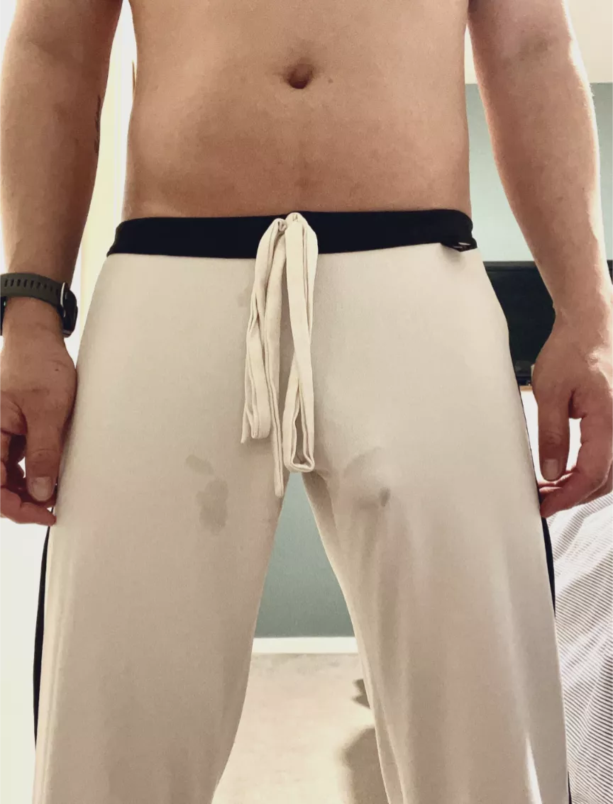 When you usually hang left, but move it to the right for better cockoutline