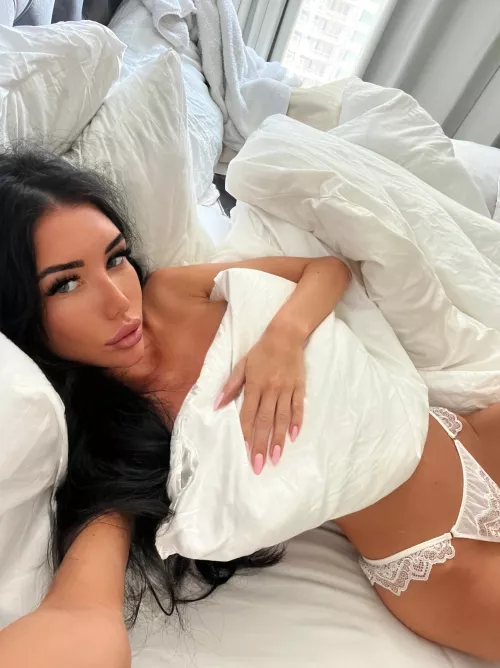 White panties on classy girl, take them off daddy?