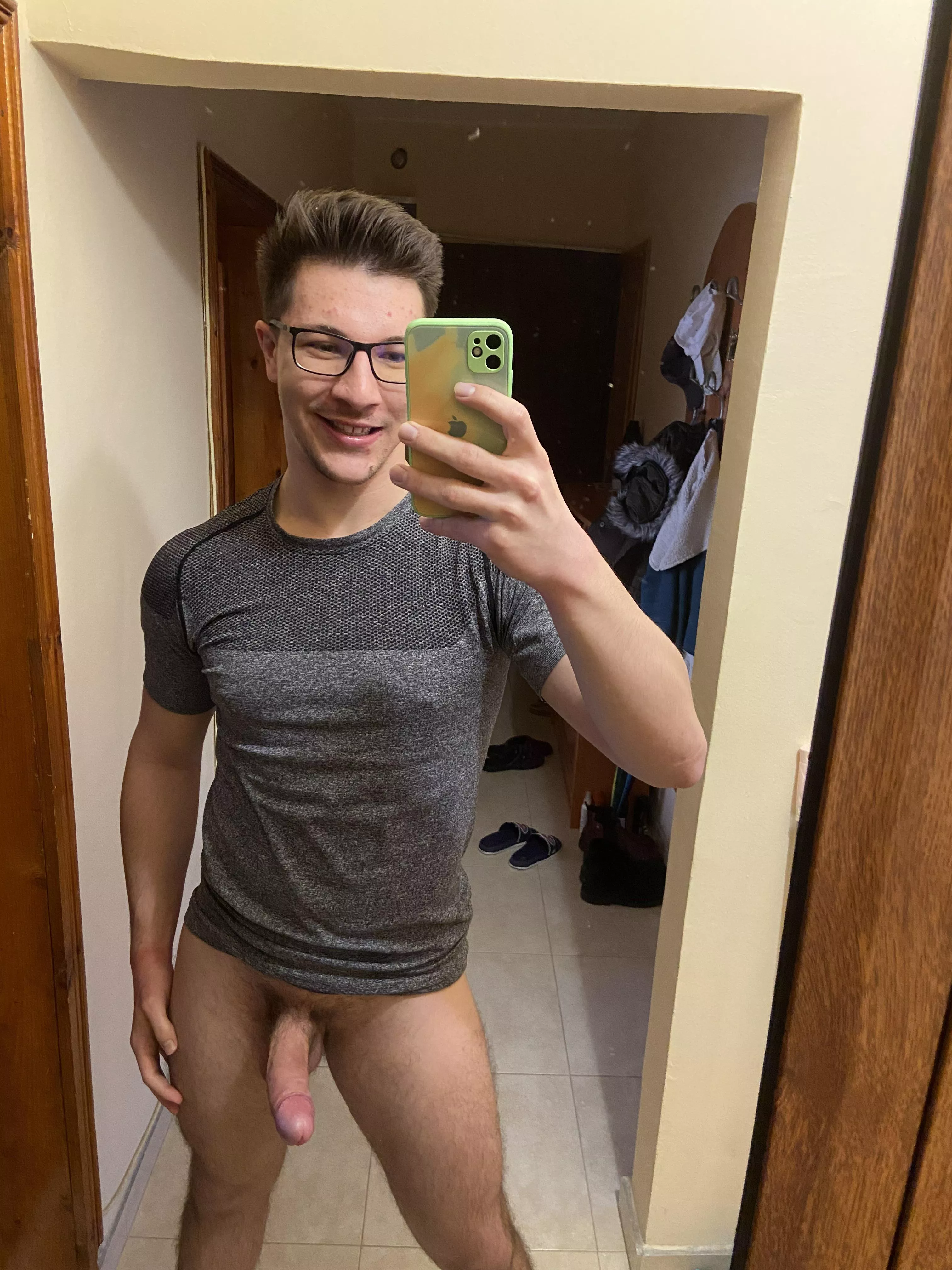 Would you take the shirt off 😁