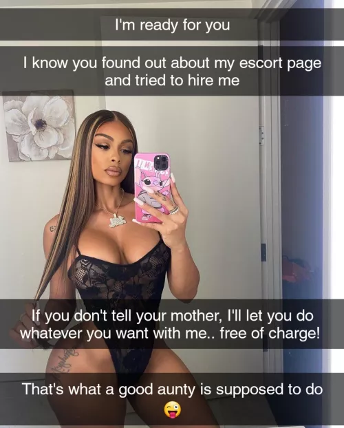 Your escort aunty is pretty cool 😋