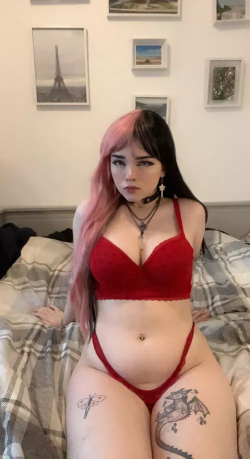 your little whore is here