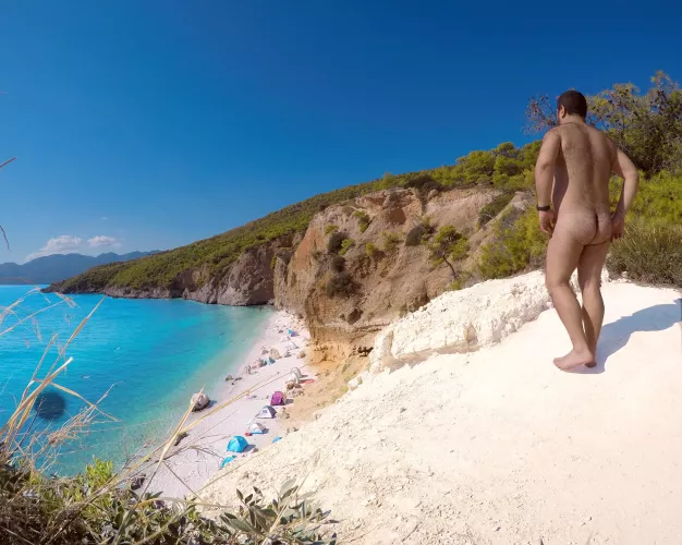 [35] Nudist beach and the Aegean Sea together? You don’t have to ask me twice!