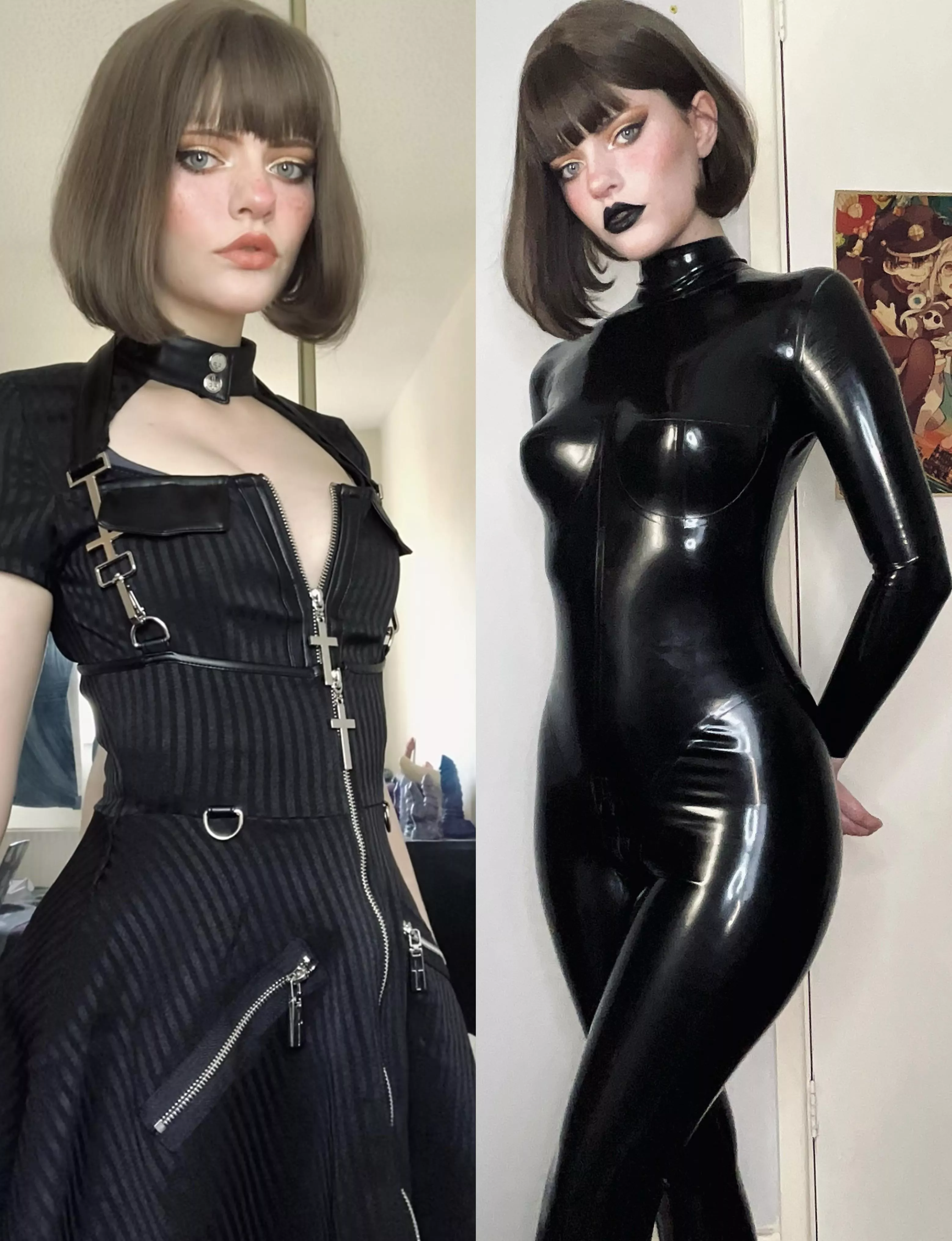Before or after latex? 🖤 [F]