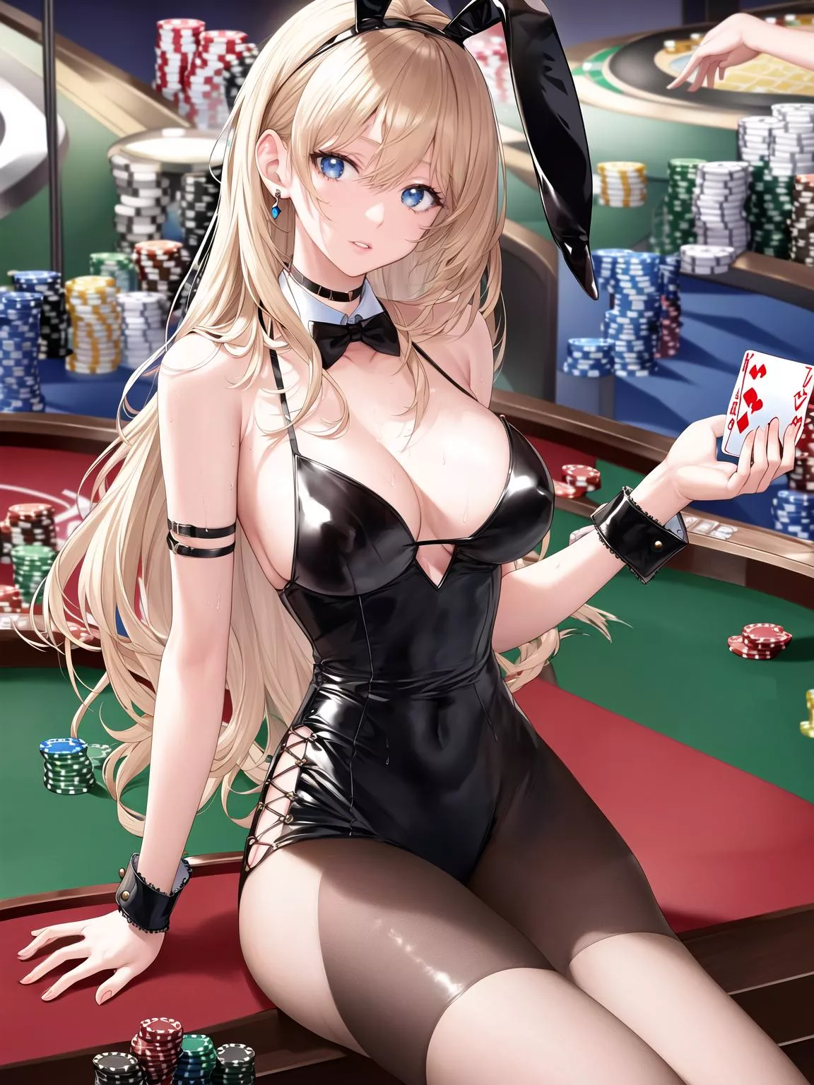 Blonde Casino Bunny