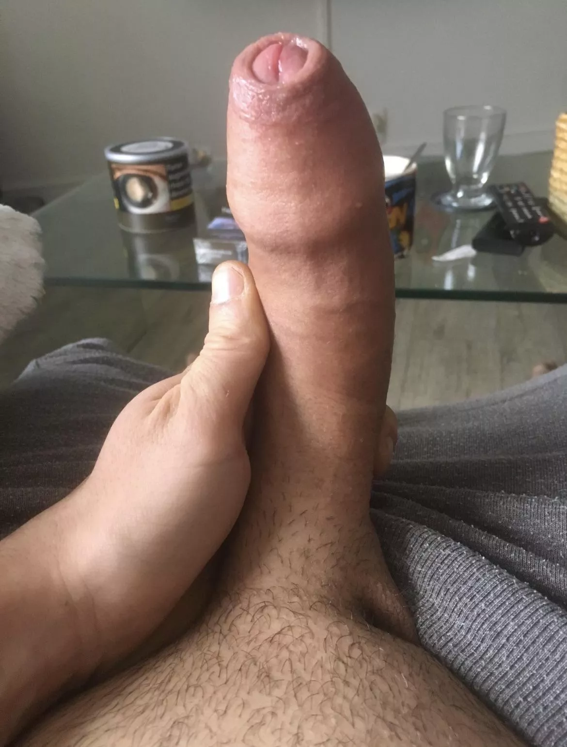 Deep in your throat.