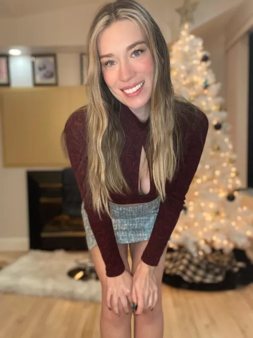 Do you like my blue skirt?